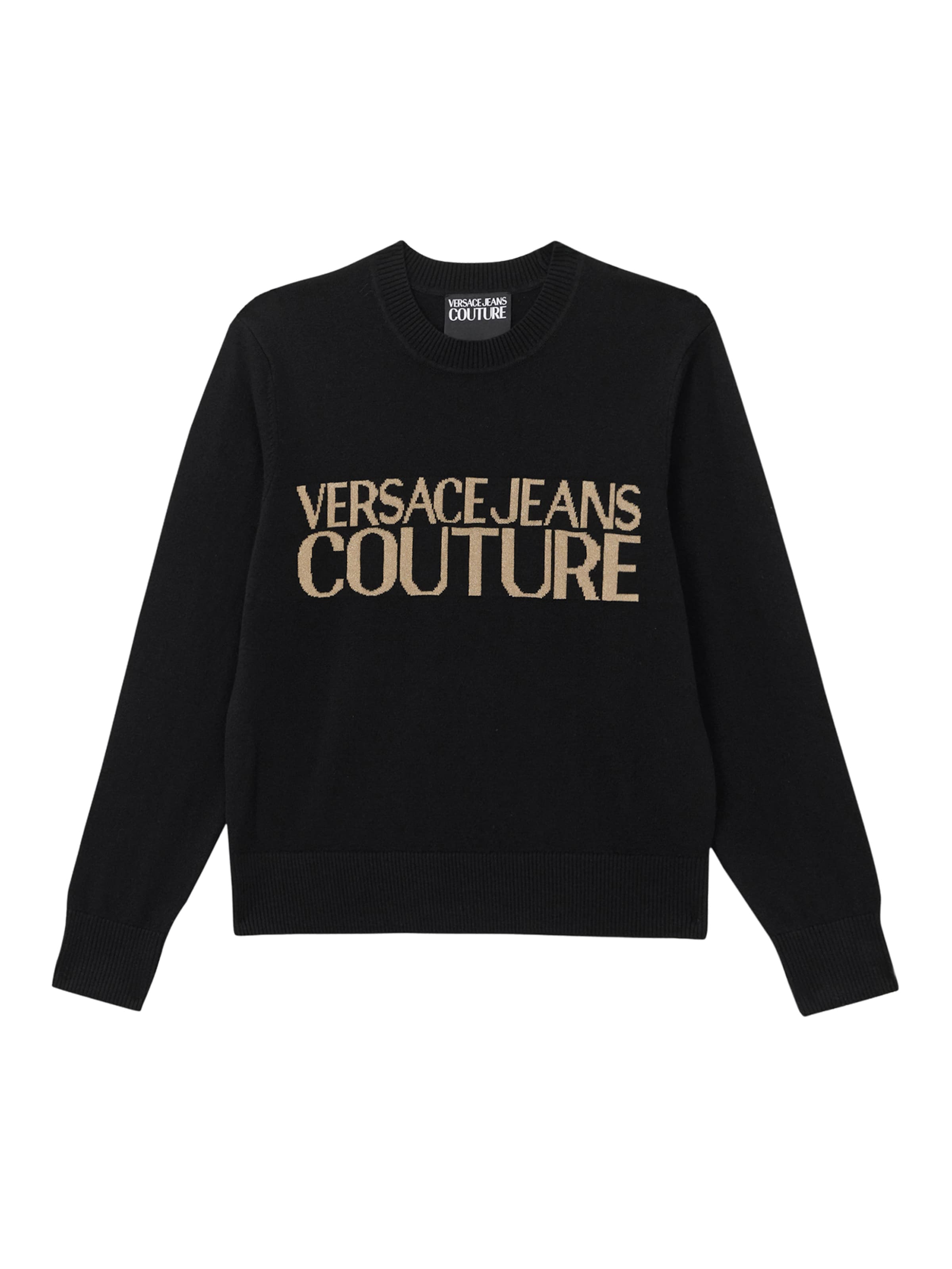 Pullover di Versace Jeans Couture in nero: frontale