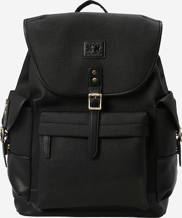 La Martina Rucksack 'ALAN' in Schwarz: predná strana