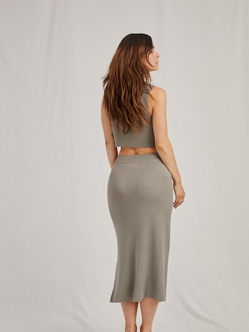 A LOT LESS Skirt 'Gigi' in Grey