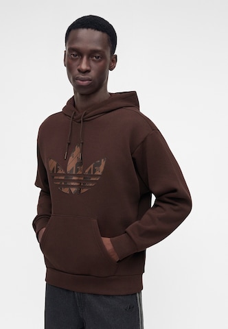 ADIDAS ORIGINALS Μπλούζα φούτερ σε καφέ: μπροστά
