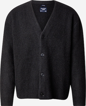 Abercrombie & Fitch Neuletakki värissä musta: etupuoli