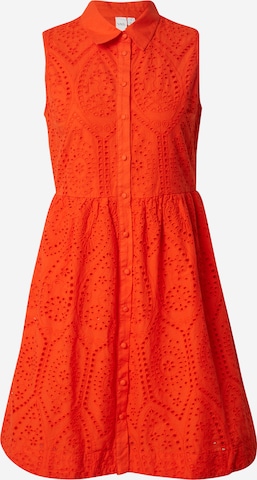 YAS - Vestido camisero 'YASHOLI' en rojo: frente