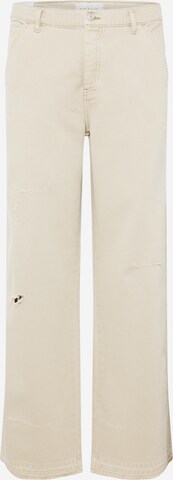 FRAME Loose fit Jeans in Beige: front