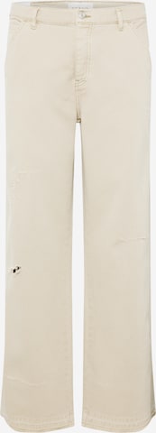 FRAME Loosefit Jeans i beige: forside