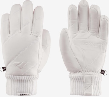Zanier Full Finger Gloves 'VOGUE' in White: front