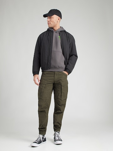 Bluză de molton de la ALPHA INDUSTRIES pe gri