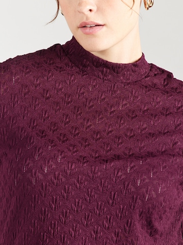 ONLY Carmakoma Bluse 'CARAUBREY' i rød