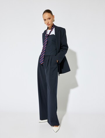 Koton Wide Leg Hose in Blau