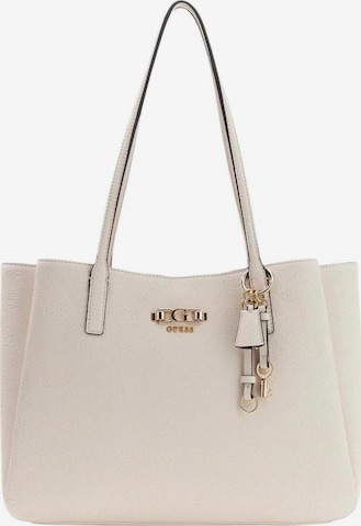 Borsa a spalla 'ANISE' di GUESS in beige: frontale