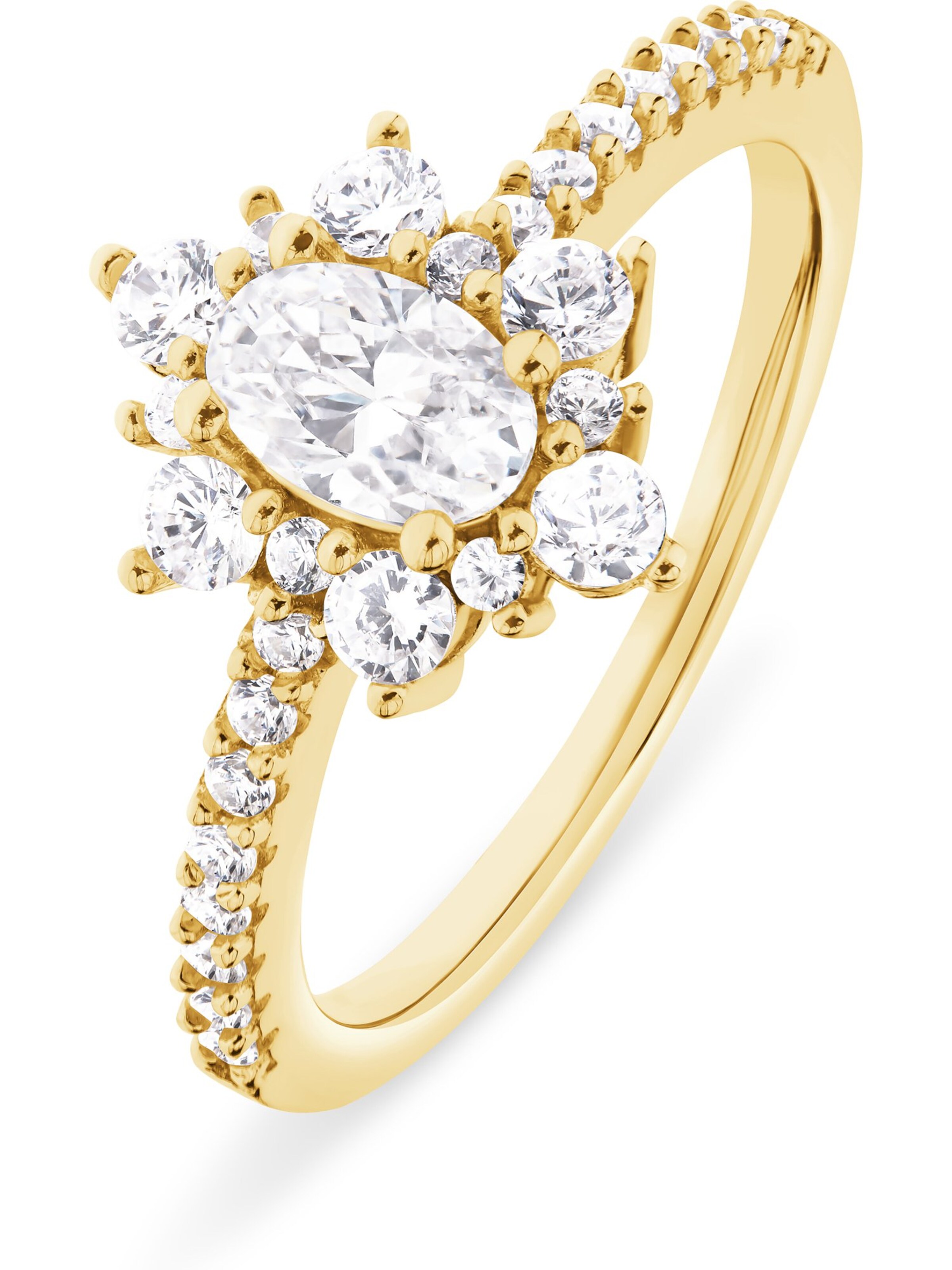 FAVS Ring in Gold: front