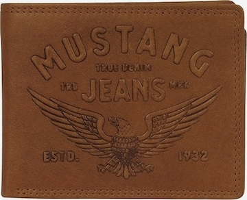 MUSTANG Wallet in Brown: front