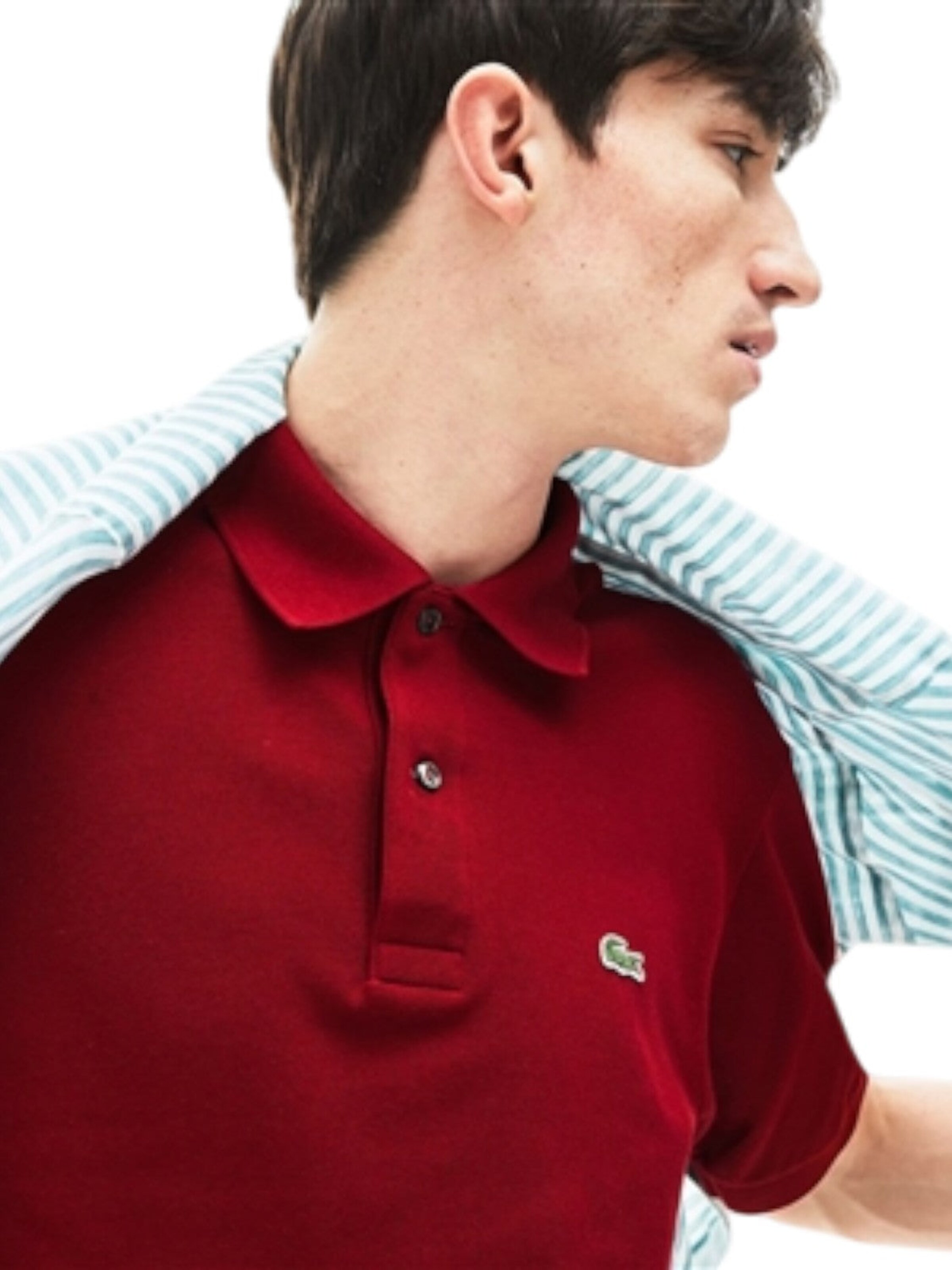 LACOSTE - Ajuste regular Camiseta en rojo