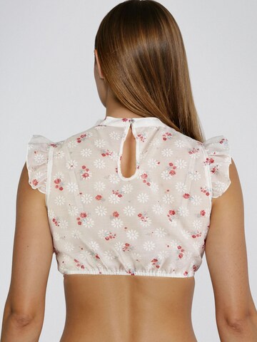 Blouse folklorique 'Halina' SPIETH & WENSKY en blanc