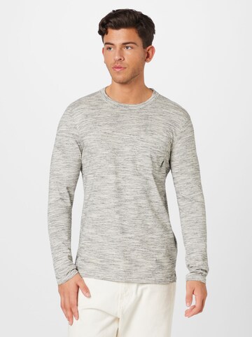 T-Shirt TOM TAILOR DENIM en gris : devant