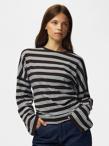 PIECES Shirt in Braun: Vorderseite