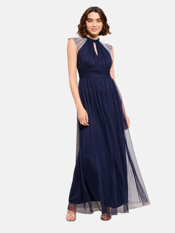 Robe de soirée Lipsy en bleu : devant