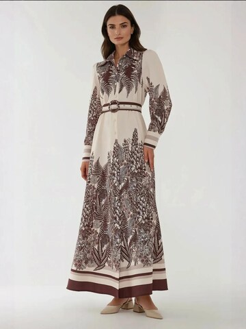 Hiccup Kleid in Beige: Vorderseite