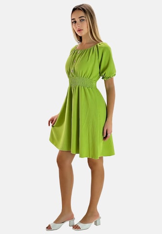 Elara Sommerkjole i grøn