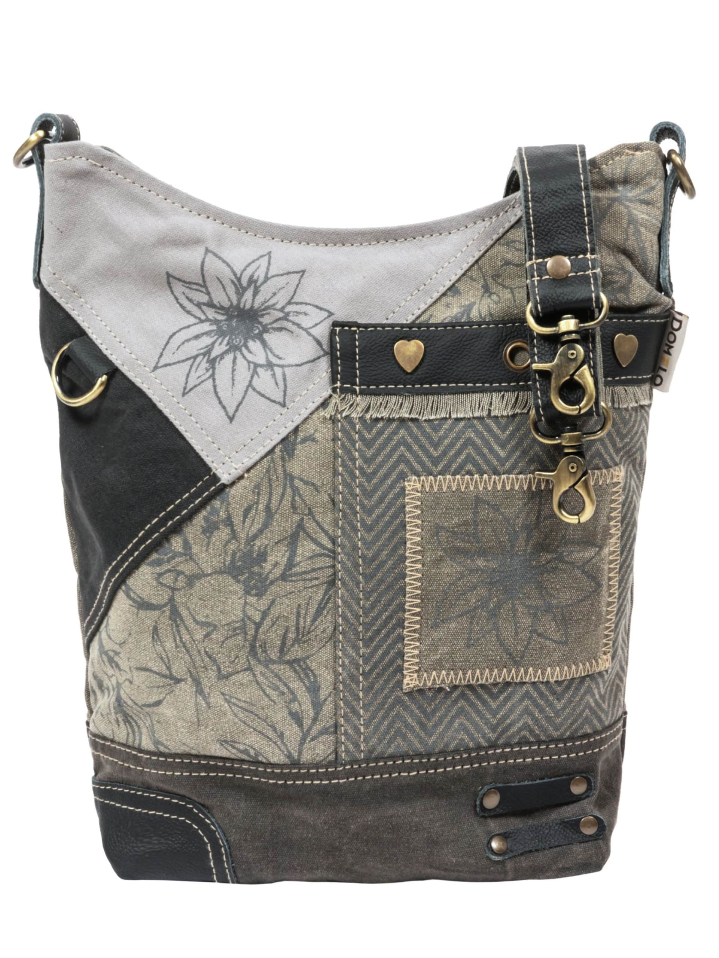 DOMELO Umhängetasche 'Domelo' in Grau: Vorderseite