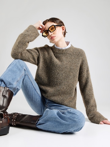 Pull-over 'KILLE' TOPSHOP en marron : devant