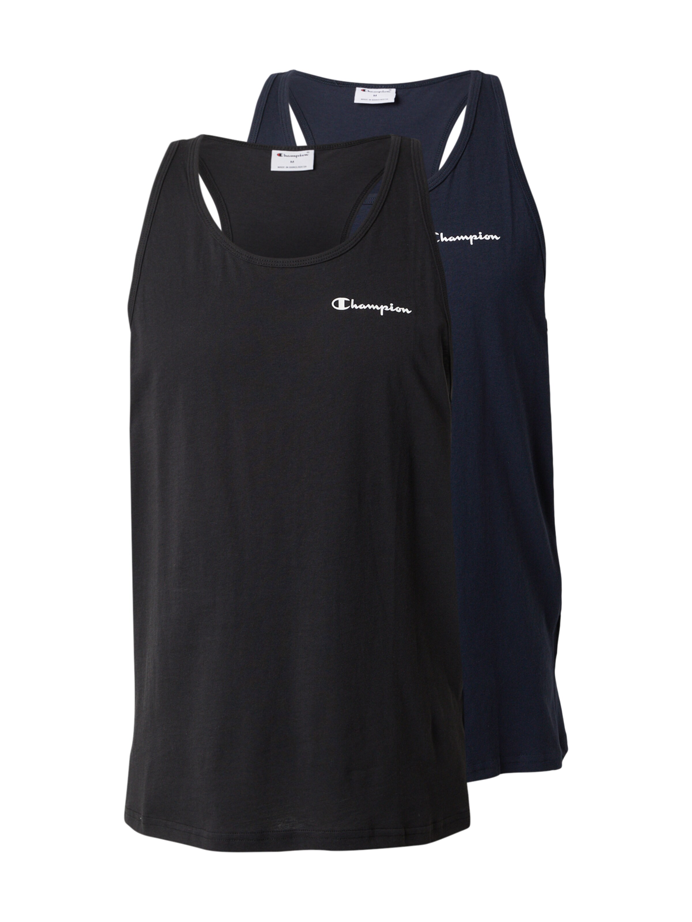 T-Shirt Champion Authentic Athletic Apparel en bleu : devant