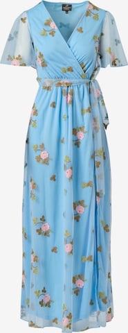 Adrianna Papell Jurk in Blauw: voorkant