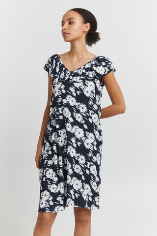 ICHI Summer Dress 'IHMARRAKECH' in Blue: front