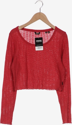 Superdry Langarmshirt L in Rot: Vorderseite