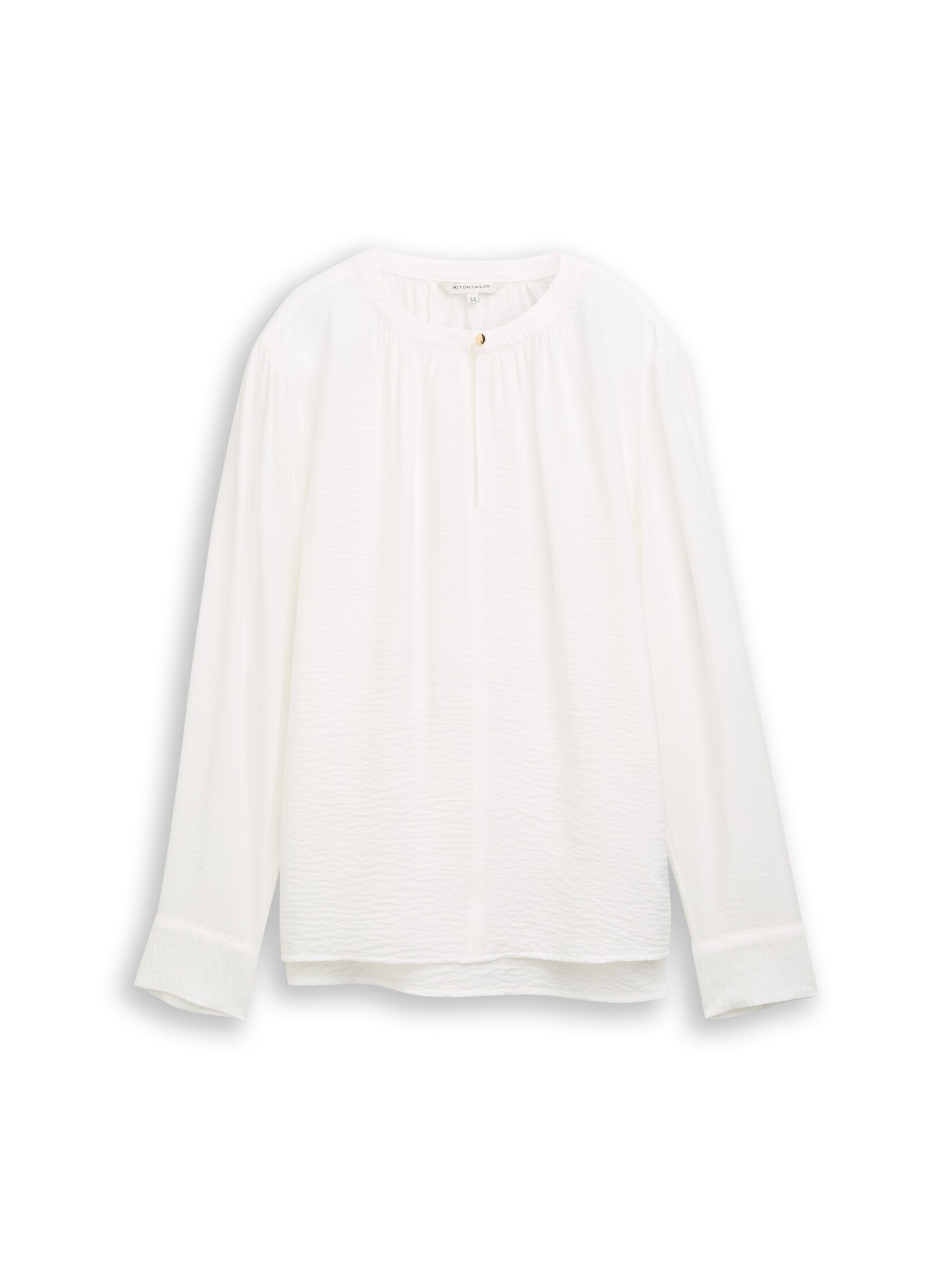 TOM TAILOR Blouse in Wit: voorkant