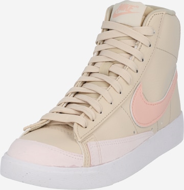 Nike Sportswear - Sapatilhas altas 'BLAZER MID 77 NEXT NATURE' em castanho: frente