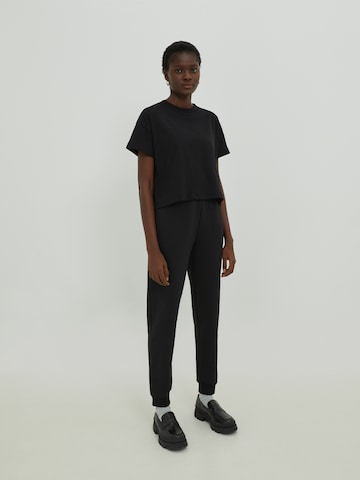 EDITED Tapered Broek 'Riley' in Zwart