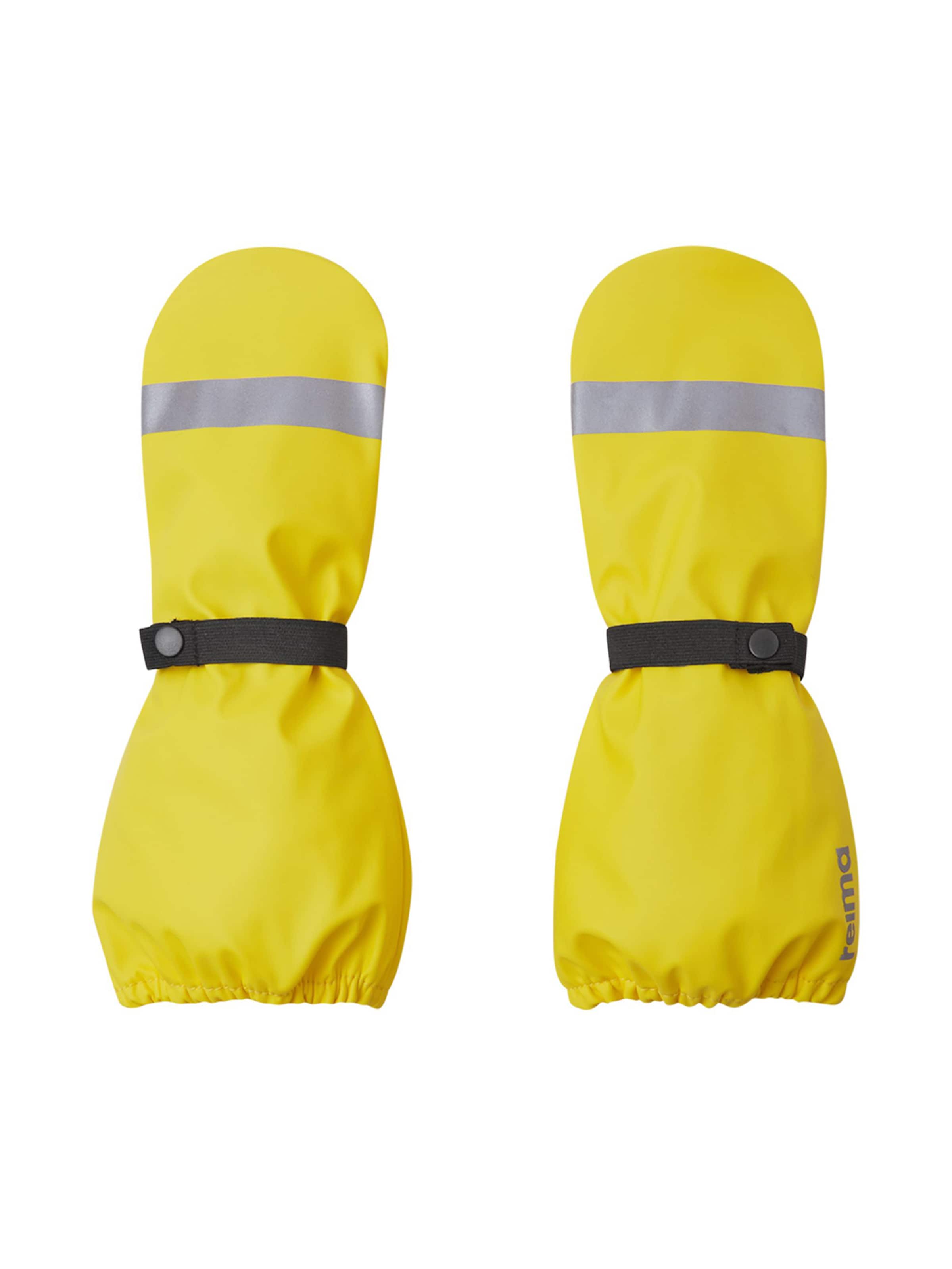 Reima Gloves 'Kura' in Yellow: front