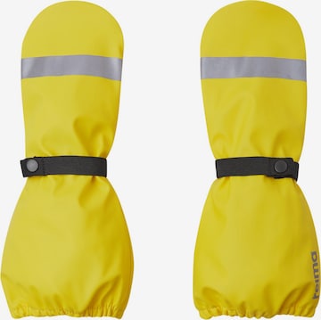 Reima Gloves 'Kura' in Yellow: front
