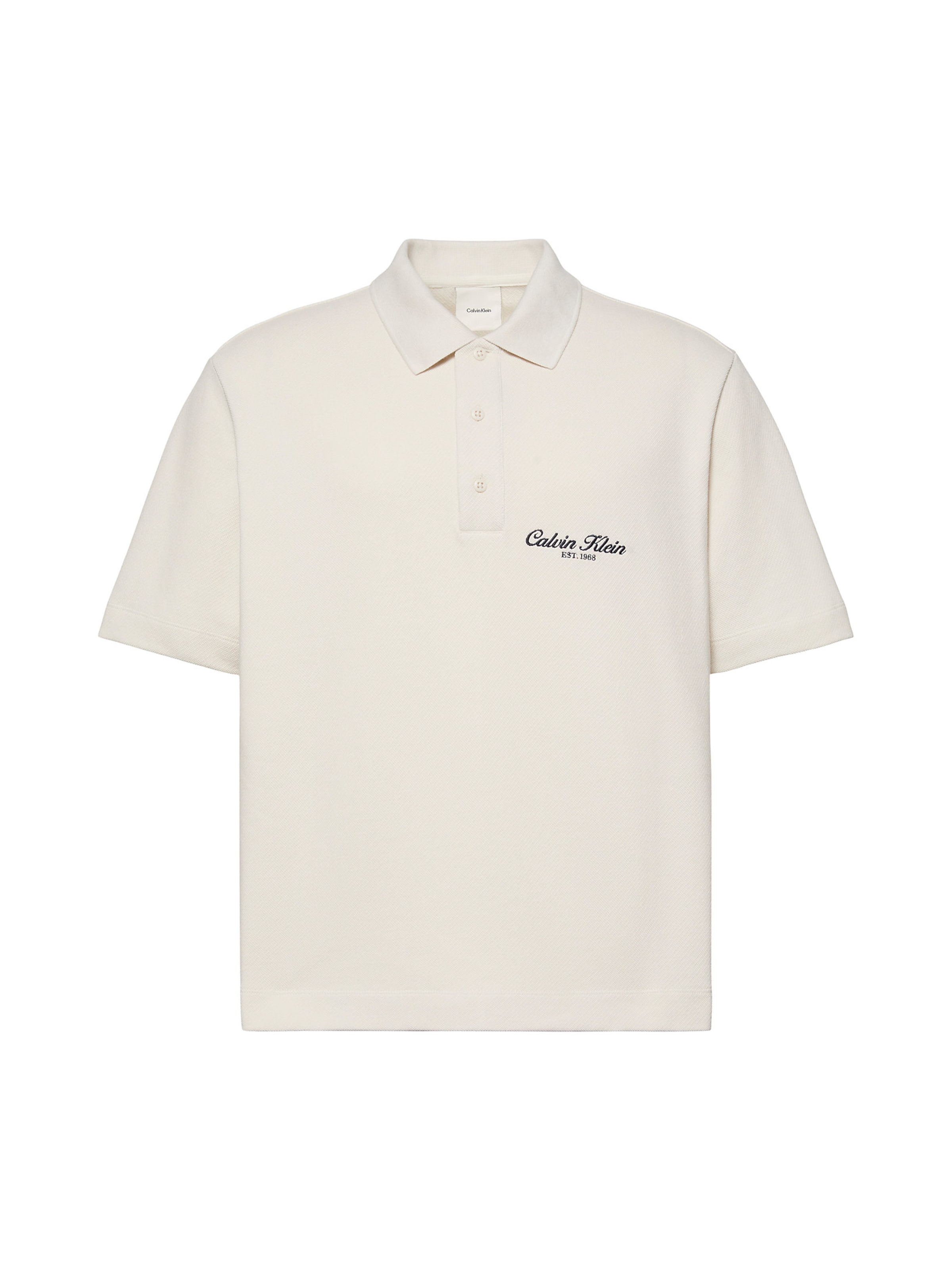 Calvin Klein Jeans Shirt in Beige: voorkant
