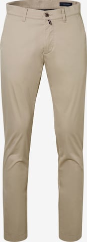 PIERRE CARDIN Tapered Chino 'Calais' in Beige: voorkant