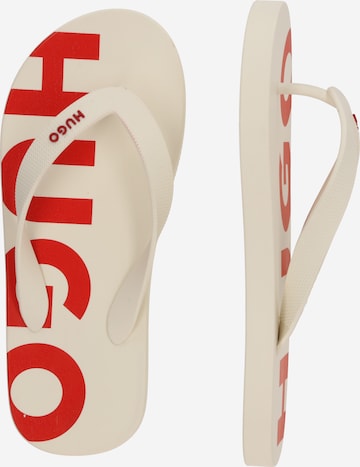 Tongs 'Arvel' HUGO Red en blanc