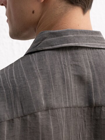 Giesto - Comfort Fit Camisa em cinzento