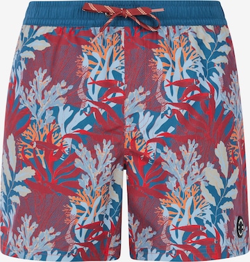 PROTEST Board Shorts 'PRTEton' in Red: front