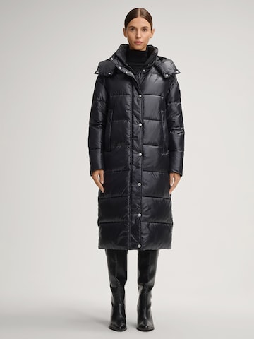 JOOP! Jeans Wintermantel 'Charlie' in Zwart: voorkant