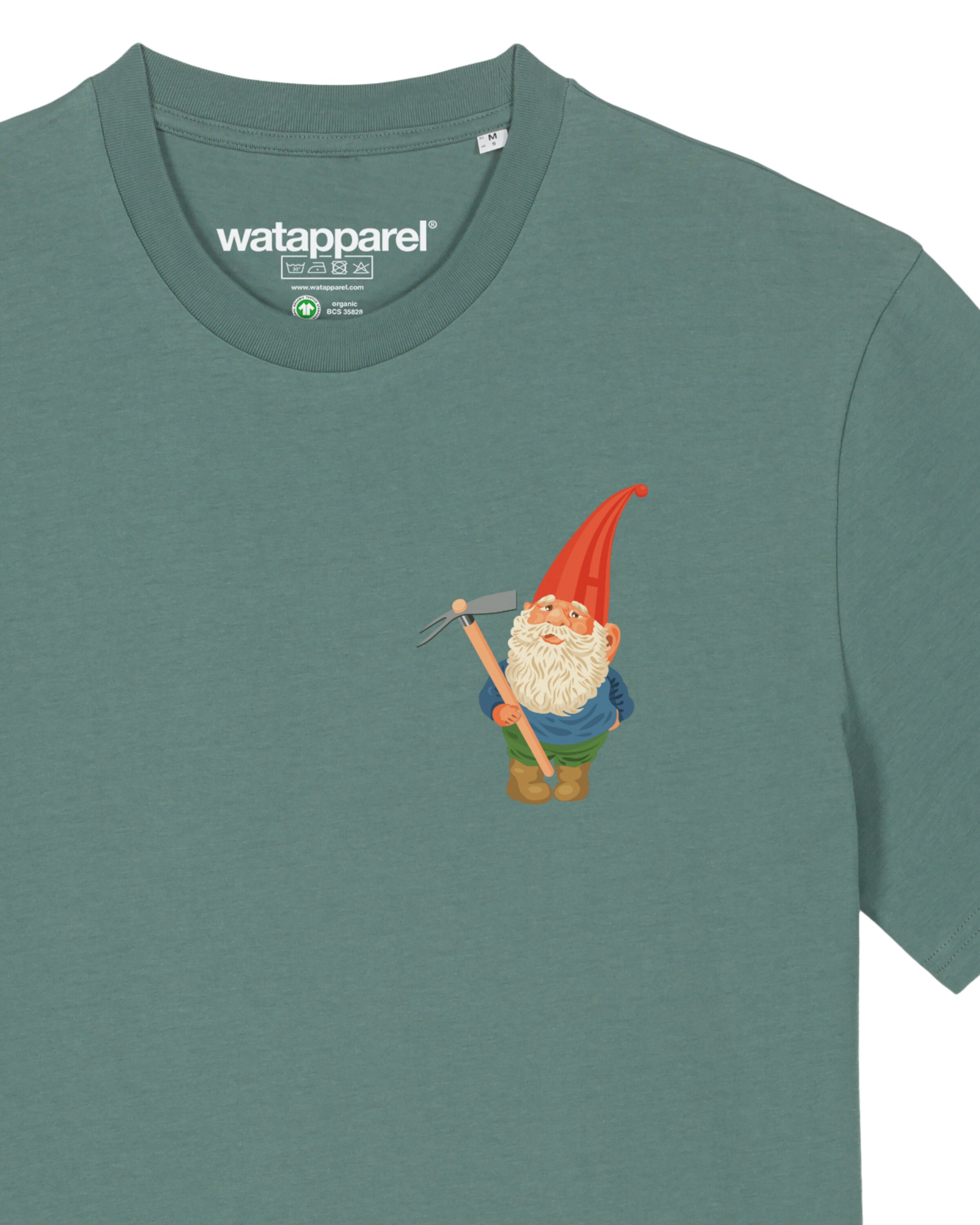 Maglietta ' Gartenzwerg ' di Watapparel in verde