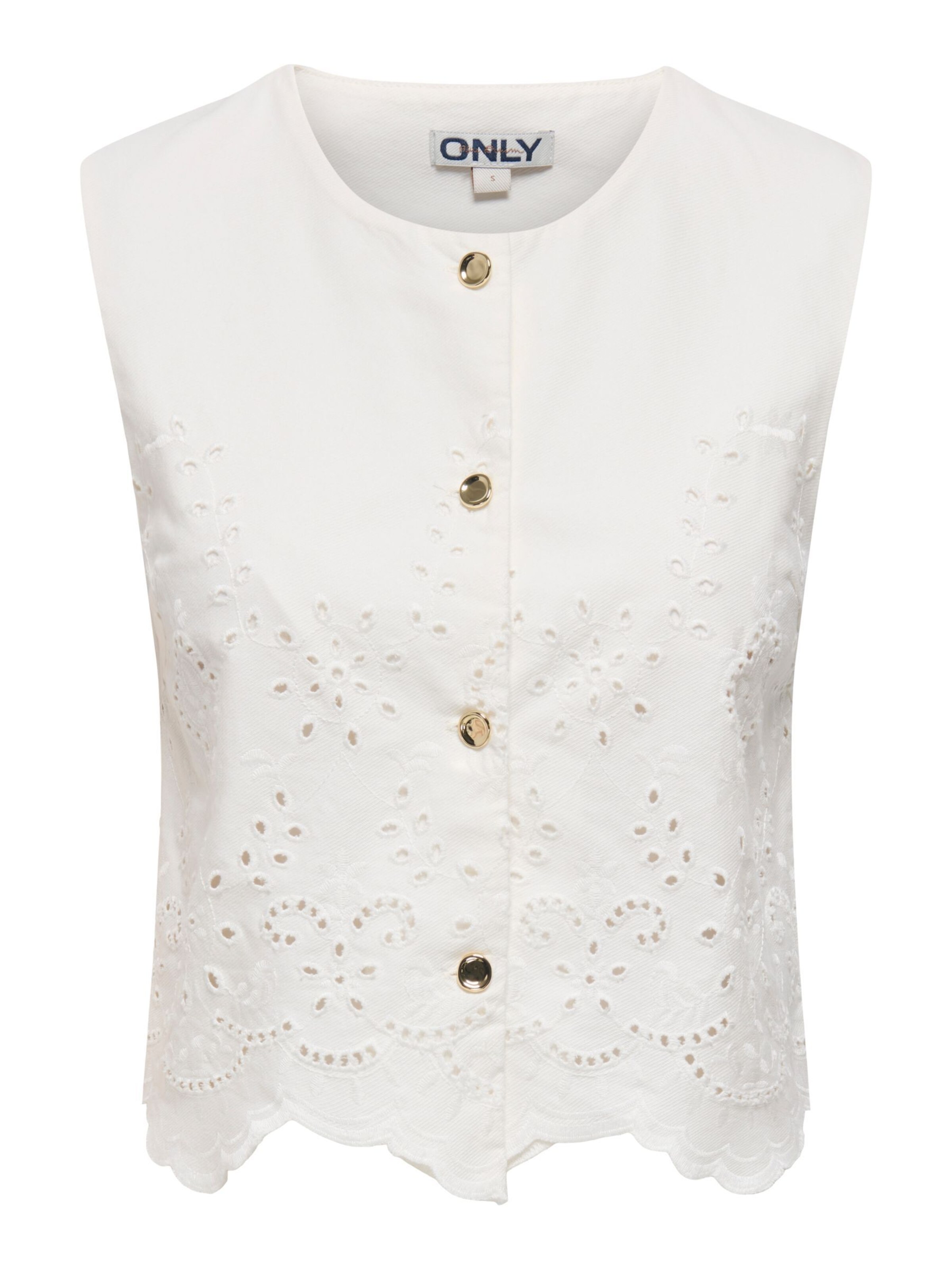 ONLY Blouse 'ONLReya' in Wit: voorkant