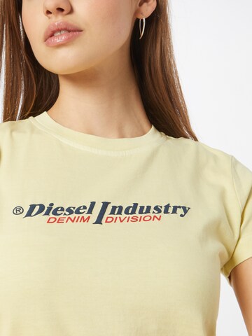 Maglietta di DIESEL in giallo