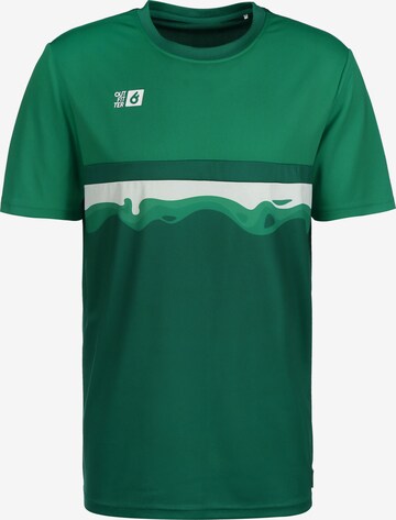 T-Shirt fonctionnel OUTFITTER en vert : devant