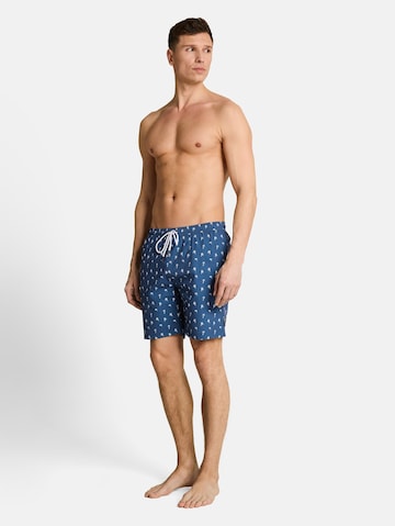 TOM TAILOR DENIM Zwemshorts in Blauw