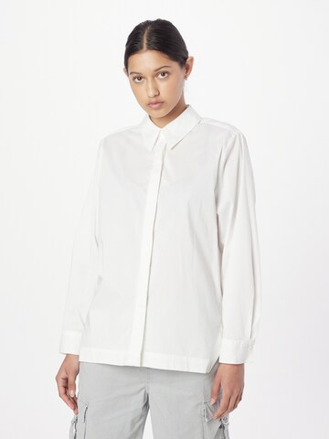UNITED COLORS OF BENETTON Blouse in White: front