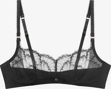juoda TRIUMPH Biustjė Liemenėlė 'Love in Lace': priekis