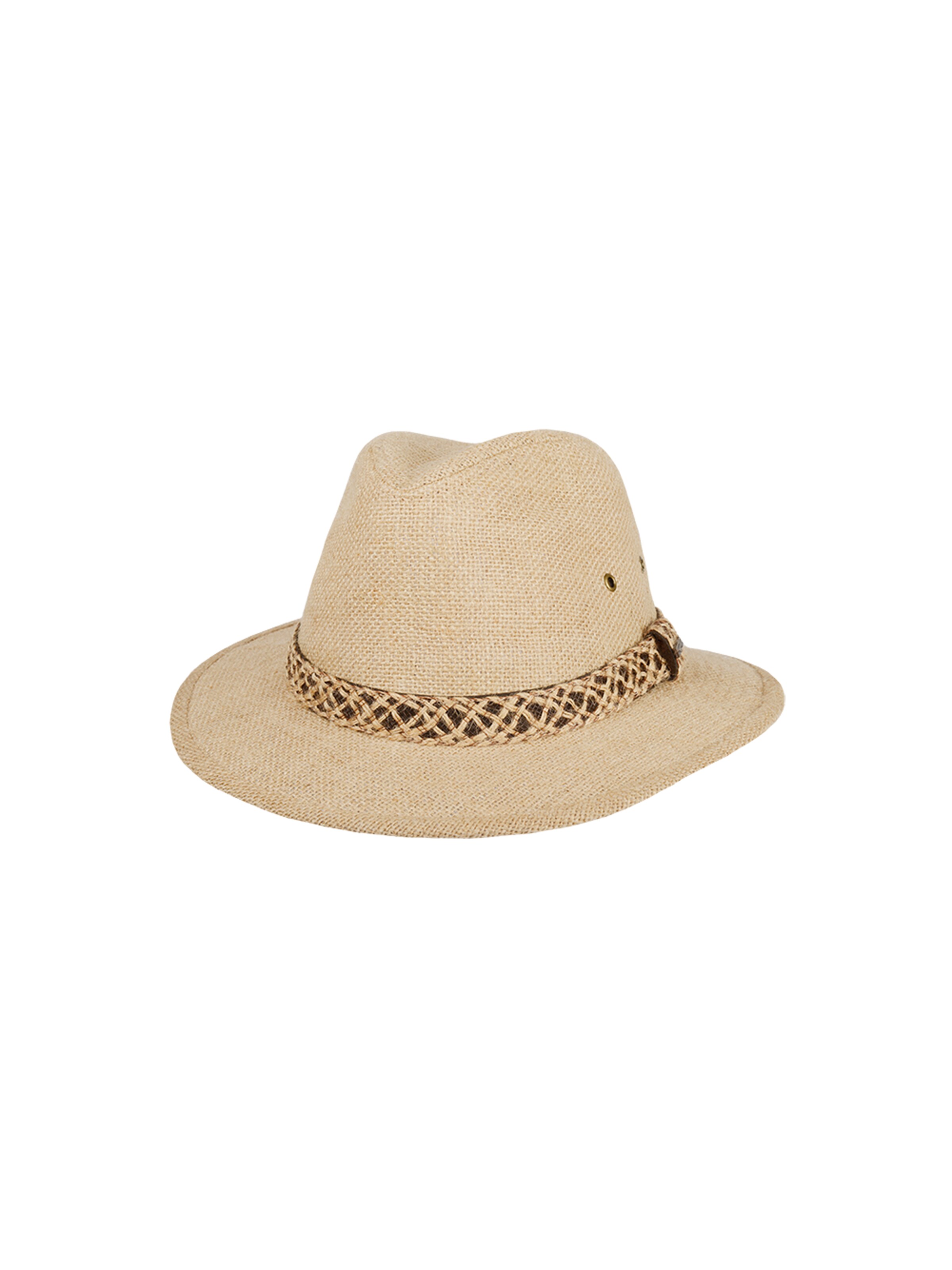 Hatland Hoed 'Bluford Hemp' in Beige: voorkant