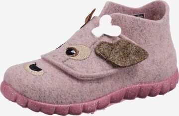 SUPERFIT Slippers 'HAPPY' in Pink: front