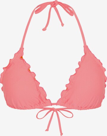 CHIEMSEE Bikini Top in Pink: front