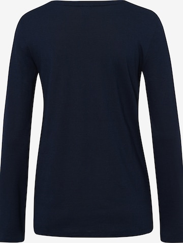 Hanro Schlafshirt ' Sleep & Lounge ' in Blau